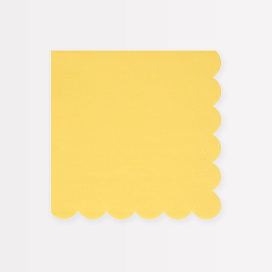 Lemon Sherbet Large Napkins - Bria Blair Creative