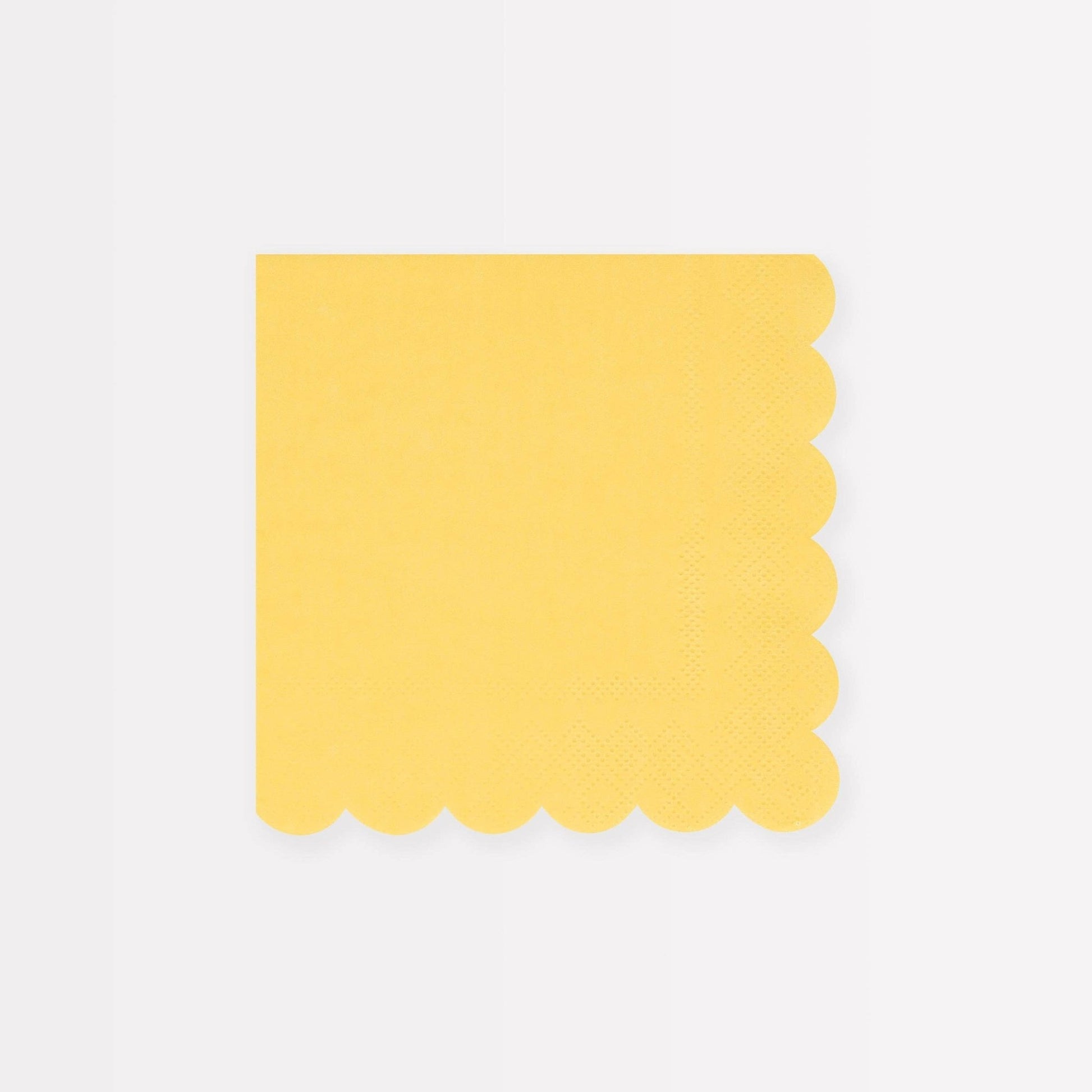 Lemon Sherbet Small Napkins - Bria Blair Creative