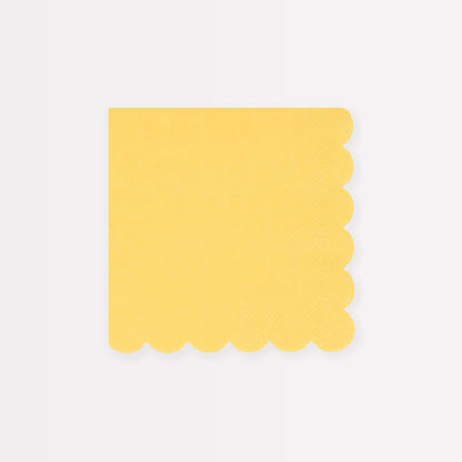 Lemon Sherbet Small Napkins - Bria Blair Creative