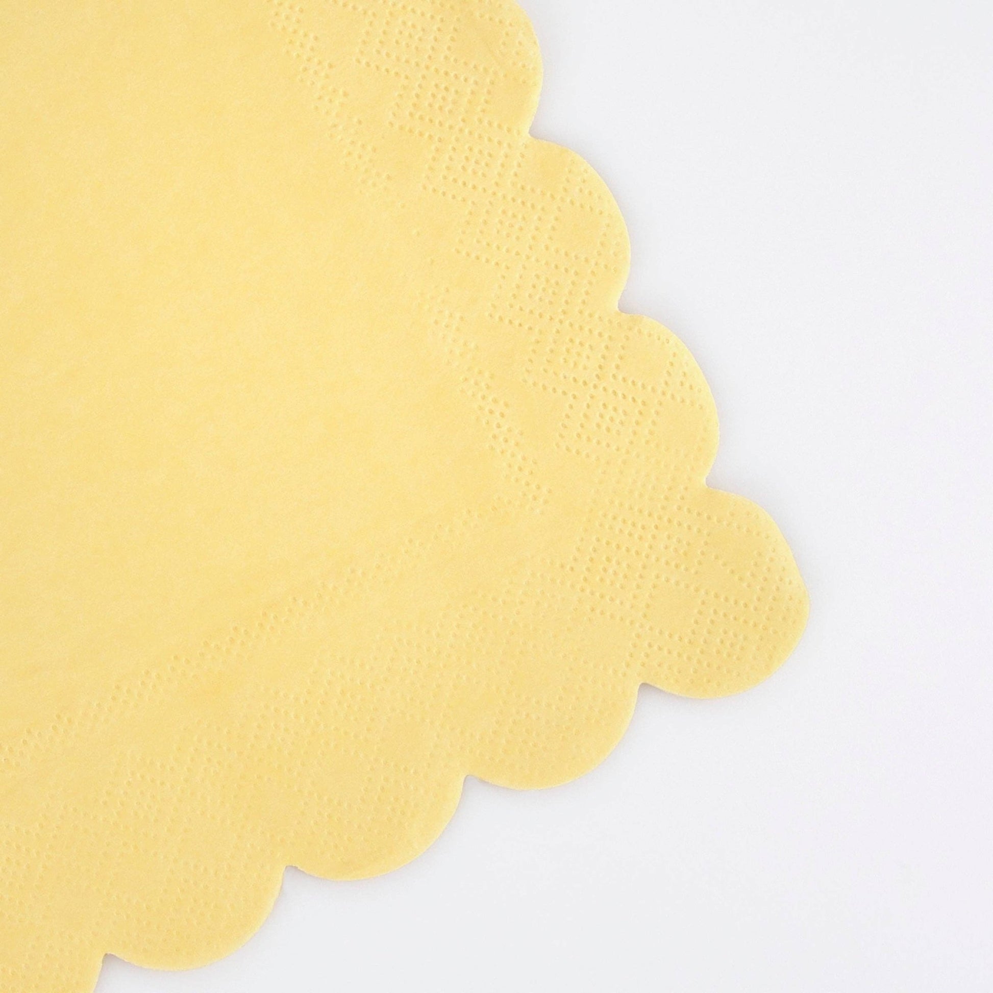 Lemon Sherbet Small Napkins - Bria Blair Creative