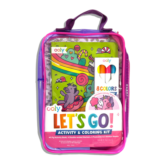 Let's Go!: Activity & Coloring Kit - Unicorn Candy Town - Bria Blair Creative