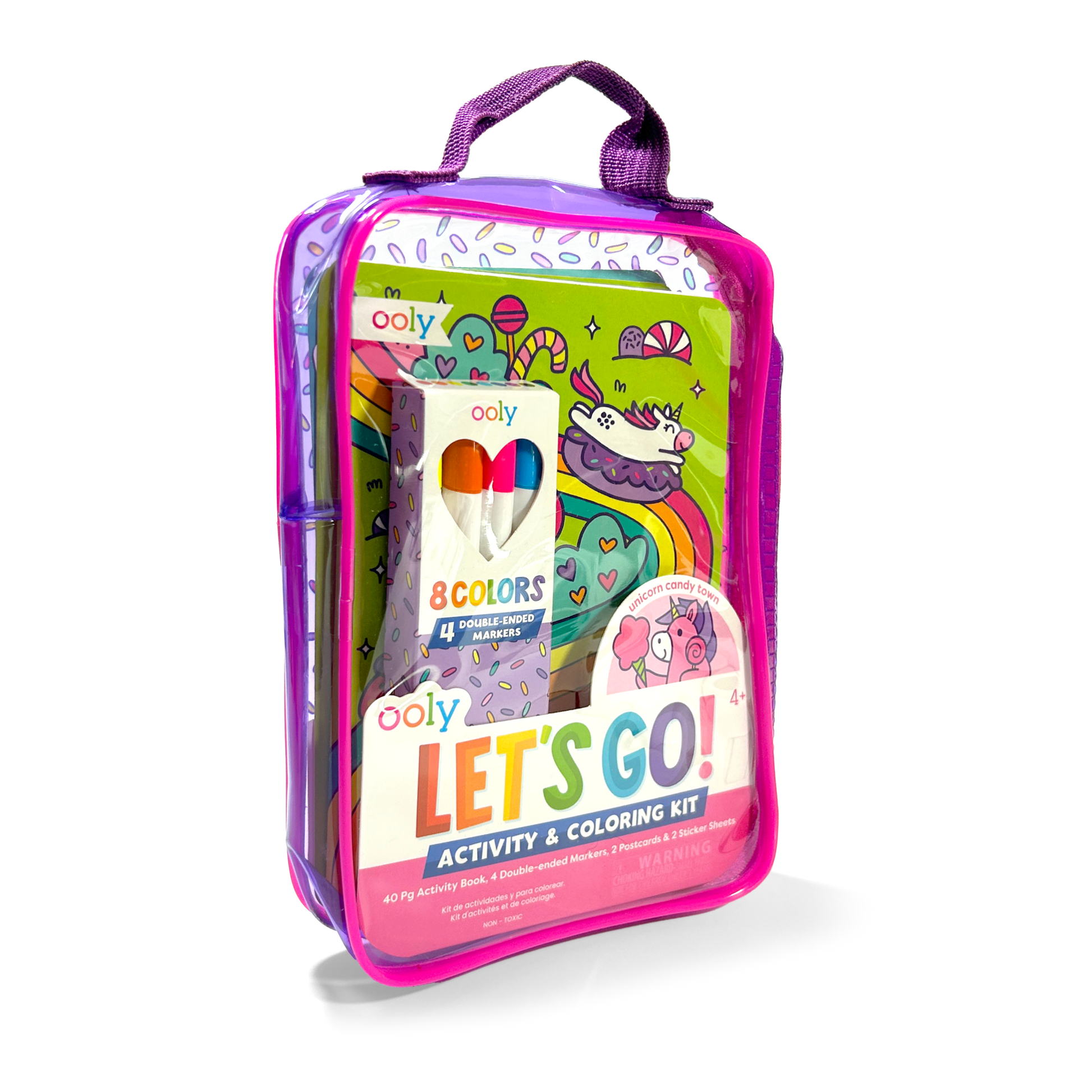 Let's Go!: Activity & Coloring Kit - Unicorn Candy Town - Bria Blair Creative