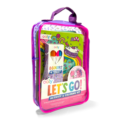 Let's Go!: Activity & Coloring Kit - Unicorn Candy Town - Bria Blair Creative