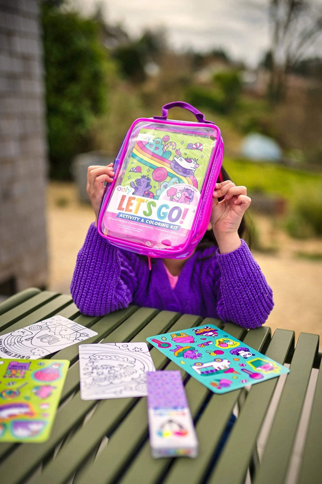 Let's Go!: Activity & Coloring Kit - Unicorn Candy Town - Bria Blair Creative