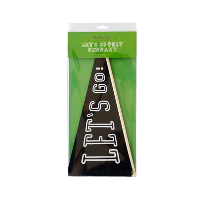 Let's Go! Felt Pennant - Bria Blair Creative