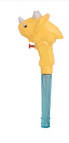 Light - Up Dino Blaster Bubble Wand Yellow - Bria Blair Creative