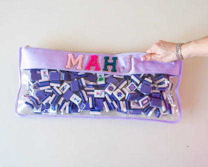 Lilac Mahjong Bag - Bria Blair Creative