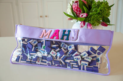 Lilac Mahjong Bag - Bria Blair Creative