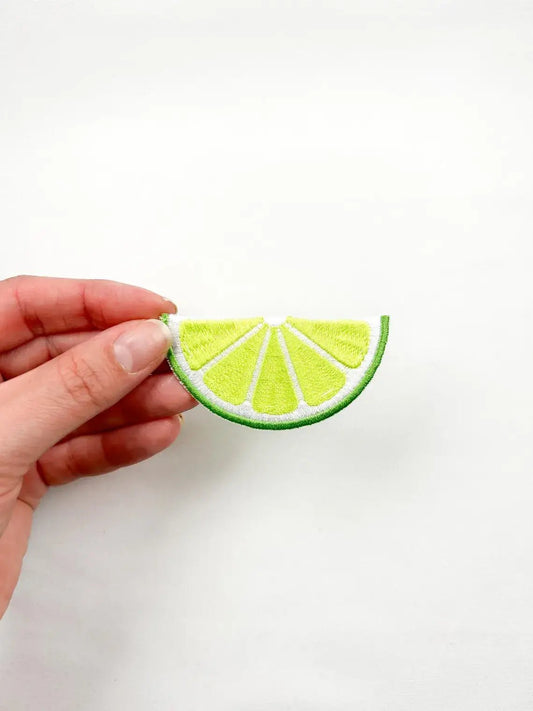 Lime Embroidered Iron - On Patch Cancun, Happy Hour, Tequila - Bria Blair Creative