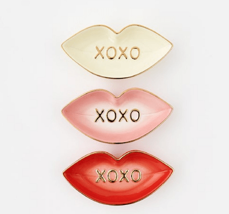 Lip Trinket Dish - 3 Assorted Colors - Bria Blair Creative