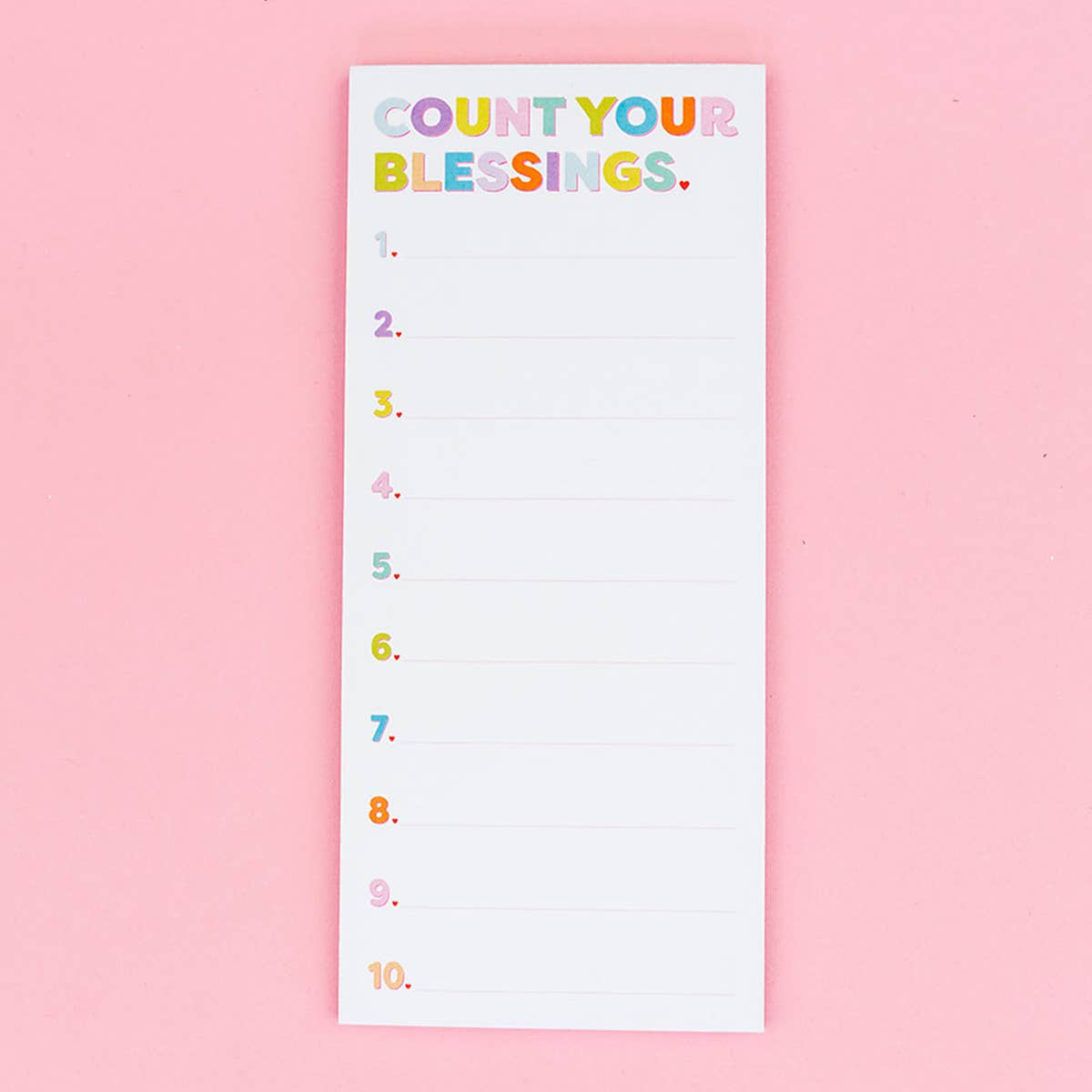 List Pad - "Count Your Blessings" - 50 Sheets - Bria Blair Creative