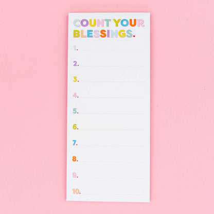 List Pad - "Count Your Blessings" - 50 Sheets - Bria Blair Creative