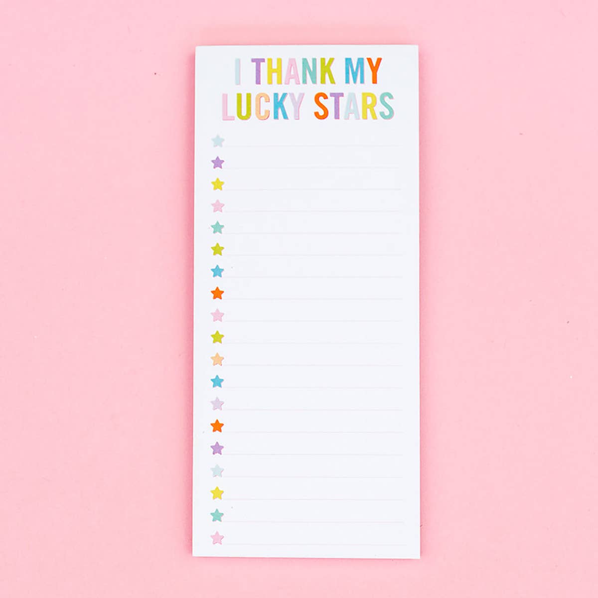 List Pad - "I Thank My Lucky Stars" - 50 Sheets - Bria Blair Creative