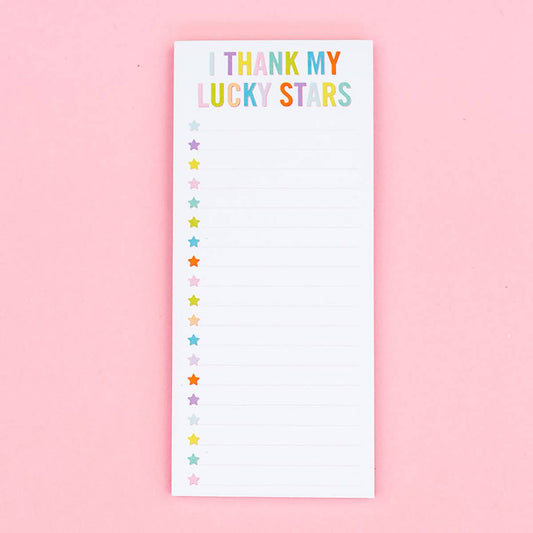 List Pad - "I Thank My Lucky Stars" - 50 Sheets - Bria Blair Creative