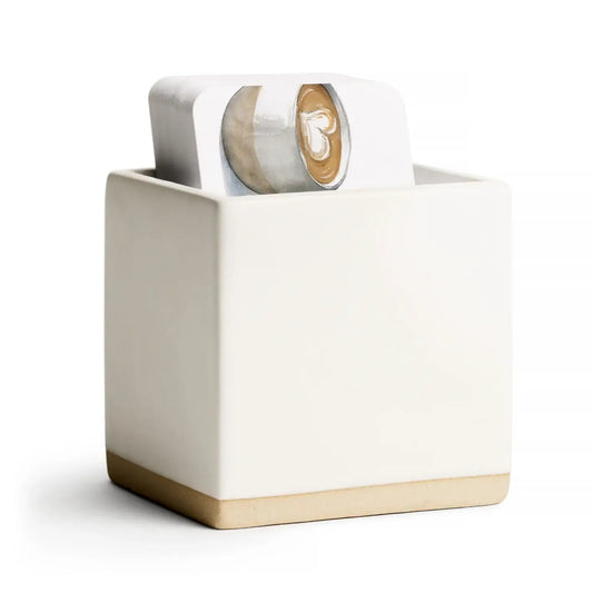 Little Notes® Ceramic Holder l White - Bria Blair Creative