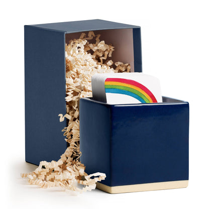 Little Notes® Ceramic Holder | Navy - Bria Blair Creative