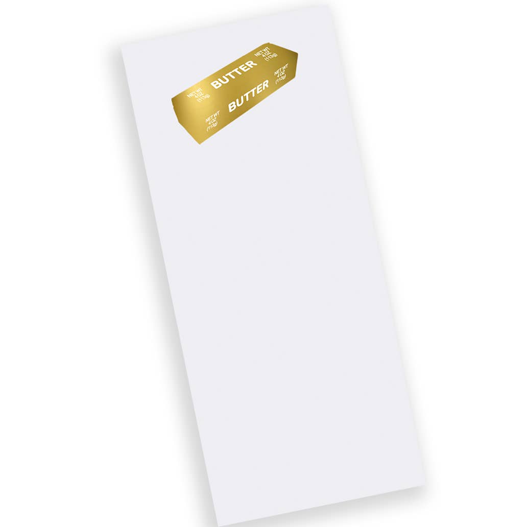 Long Skinny Gold Foil Butter - Bria Blair Creative