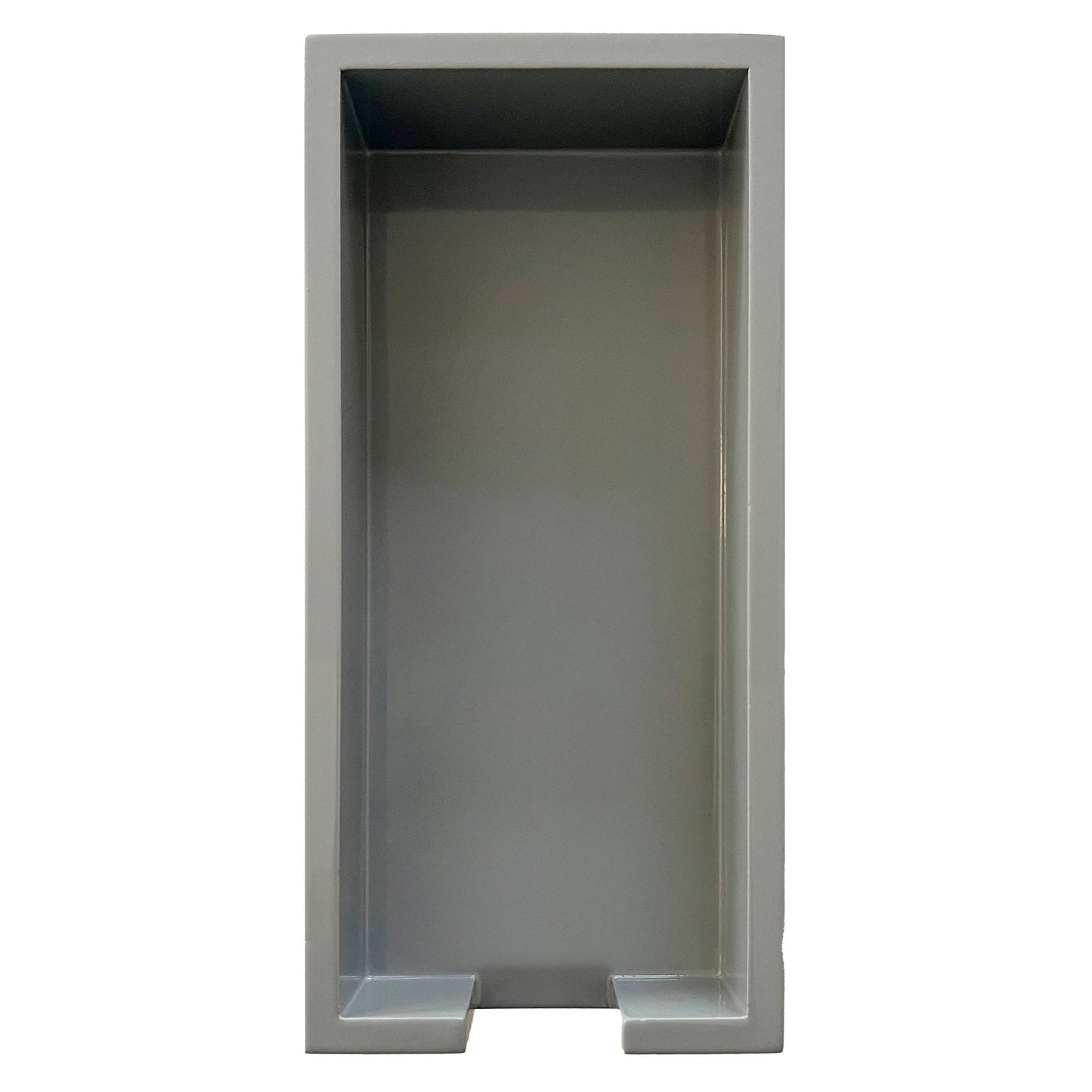 Long Skinny Neutral Lacquer Tray: White - Bria Blair Creative