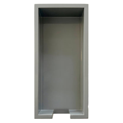 Long Skinny Neutral Lacquer Tray: White - Bria Blair Creative
