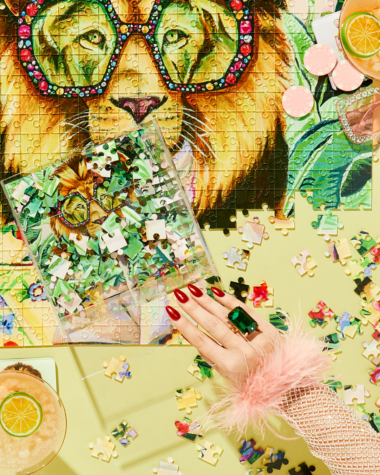 Louis The Lion Acrylic Puzzle - Bria Blair Creative