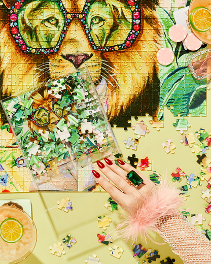 Louis The Lion Acrylic Puzzle - Bria Blair Creative