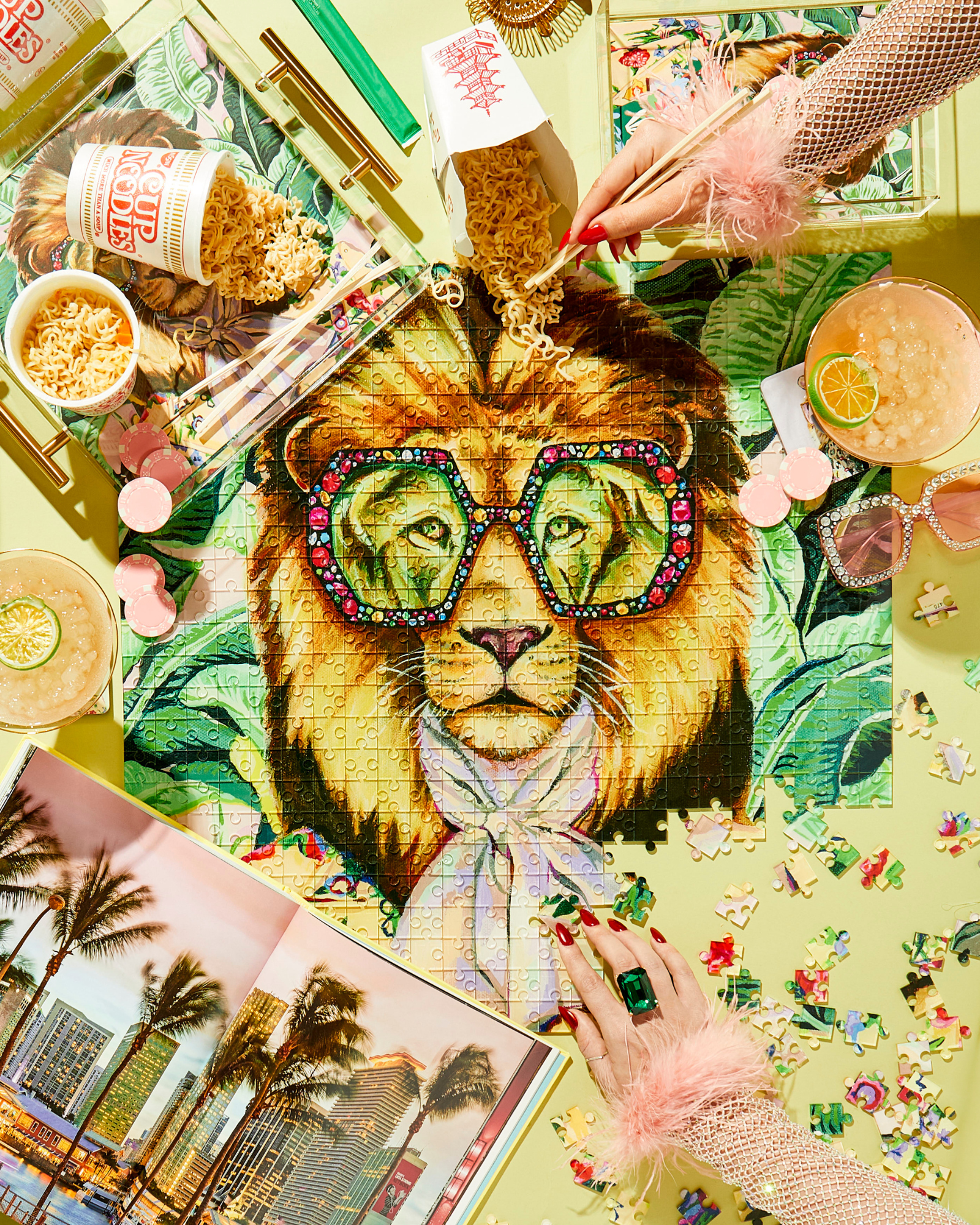 Louis The Lion Acrylic Puzzle - Bria Blair Creative