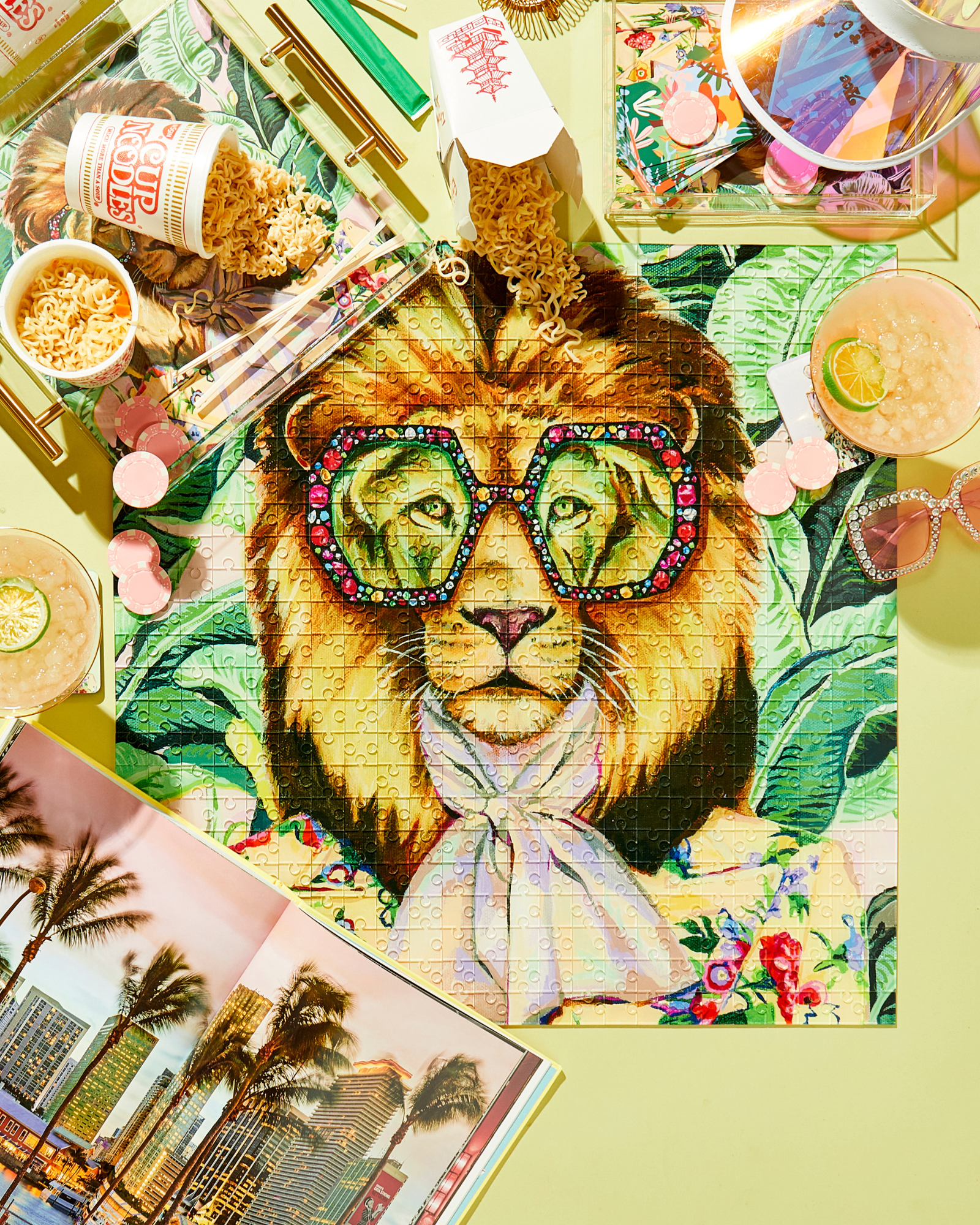 Louis The Lion Acrylic Puzzle - Bria Blair Creative