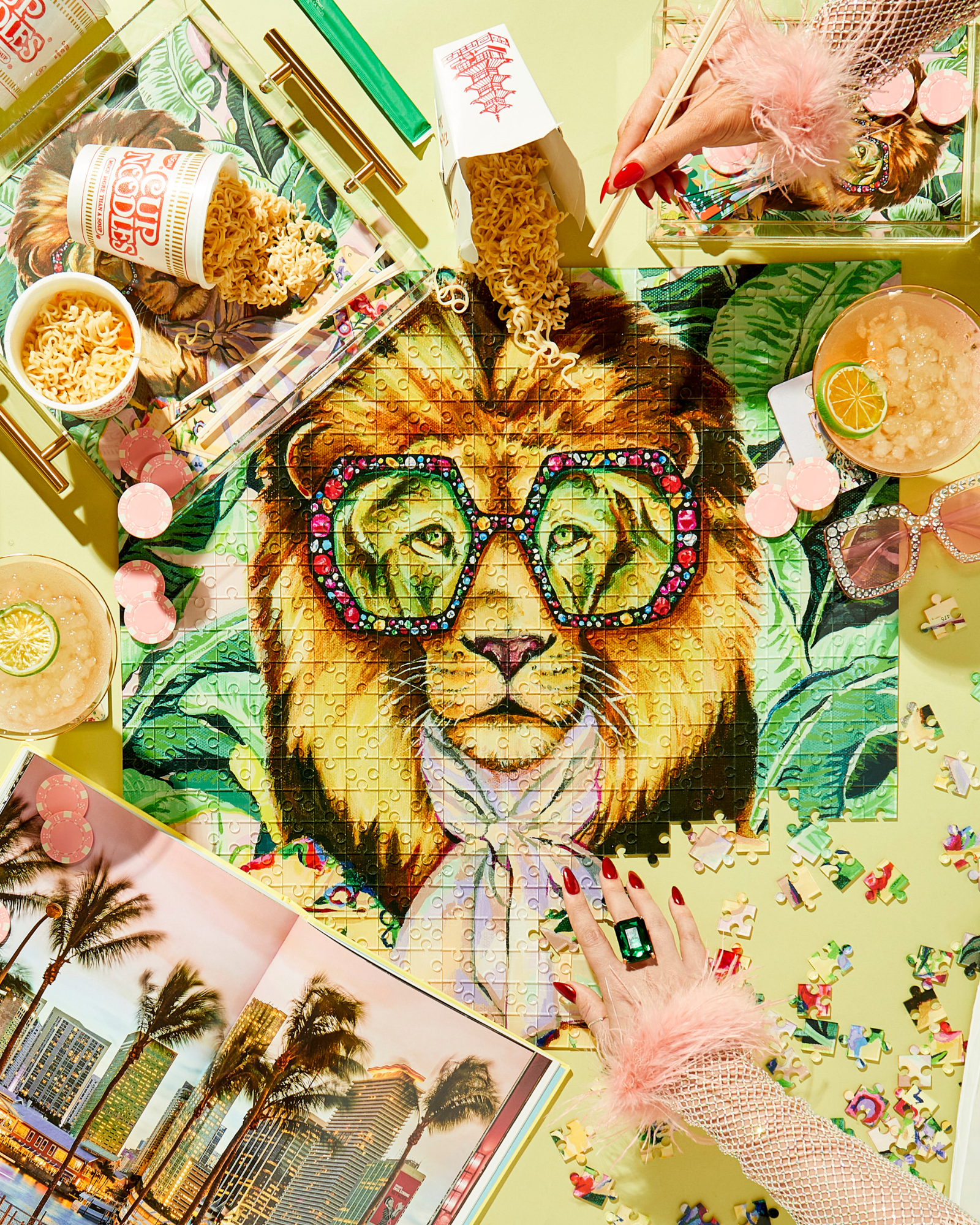 Louis The Lion Acrylic Puzzle - Bria Blair Creative