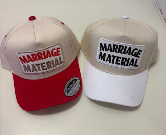 Lucky Girl Texas - Marriage Material Trucker Hat (Assorted) - Bria Blair Creative