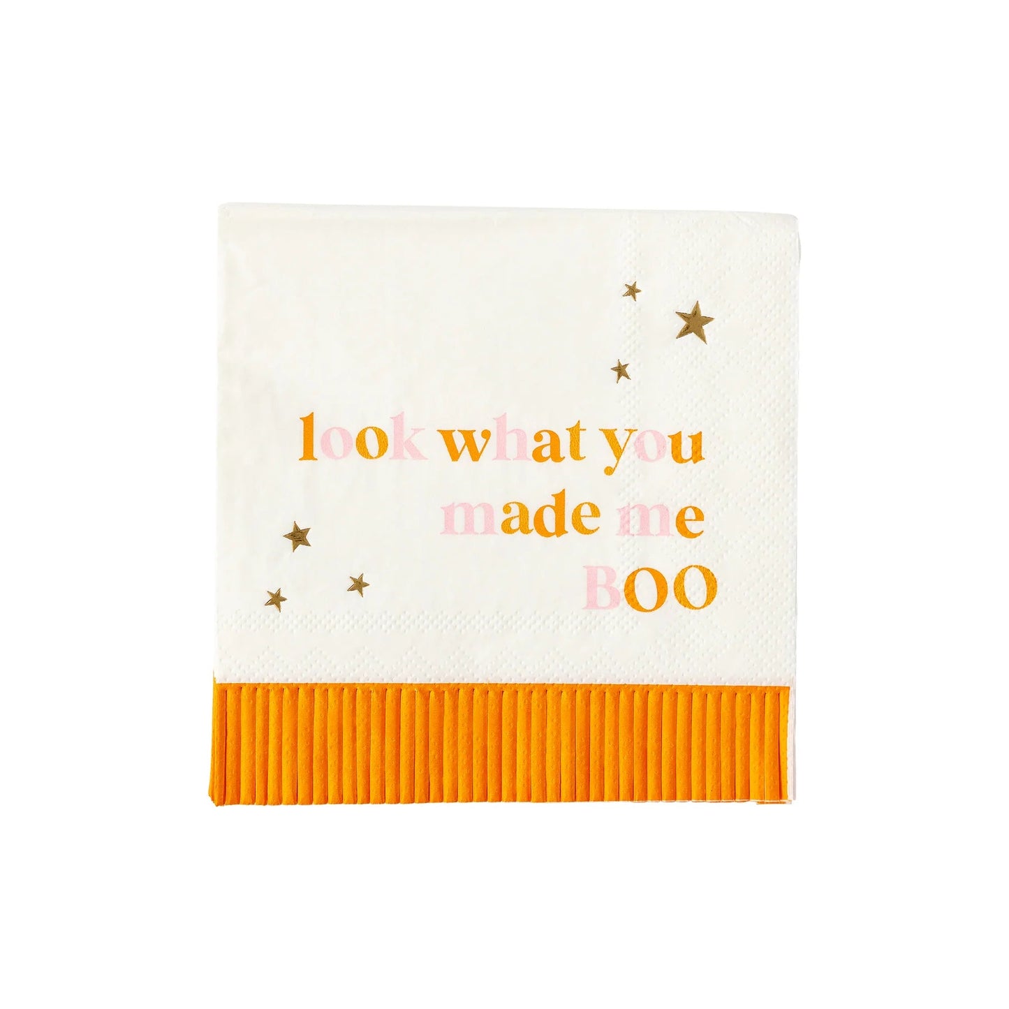 Made Me Boo Cocktail Napkin - Bria Blair Creative