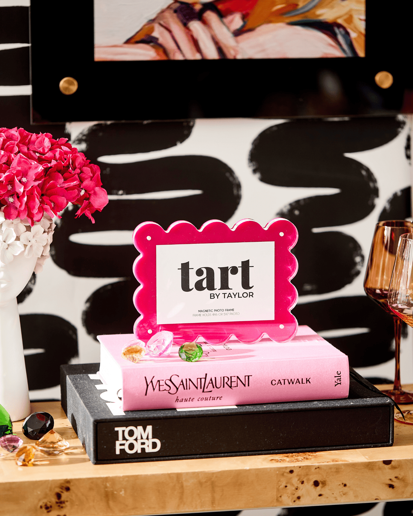 Magenta Acrylic Picture Frame - Bria Blair Creative