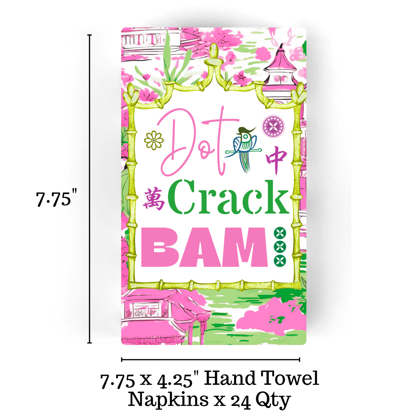 Mahjong 24ct Guest Napkin Separates (3 ply) - Bria Blair Creative