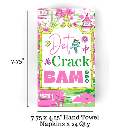 Mahjong 24ct Guest Napkin Separates (3 ply) - Bria Blair Creative