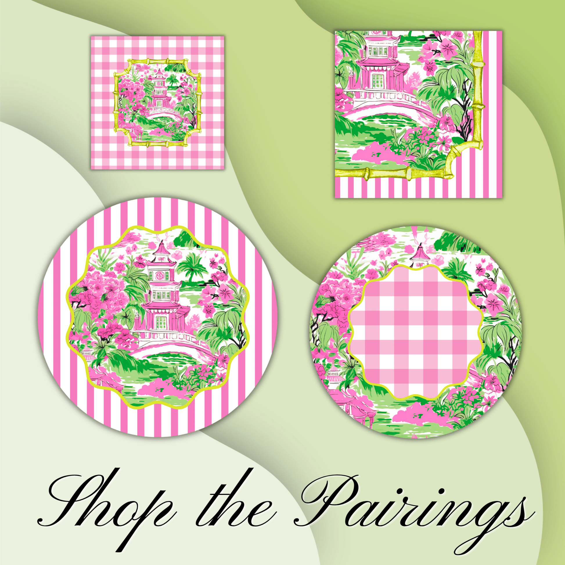 Mahjong 24ct Guest Napkin Separates (3 ply) - Bria Blair Creative