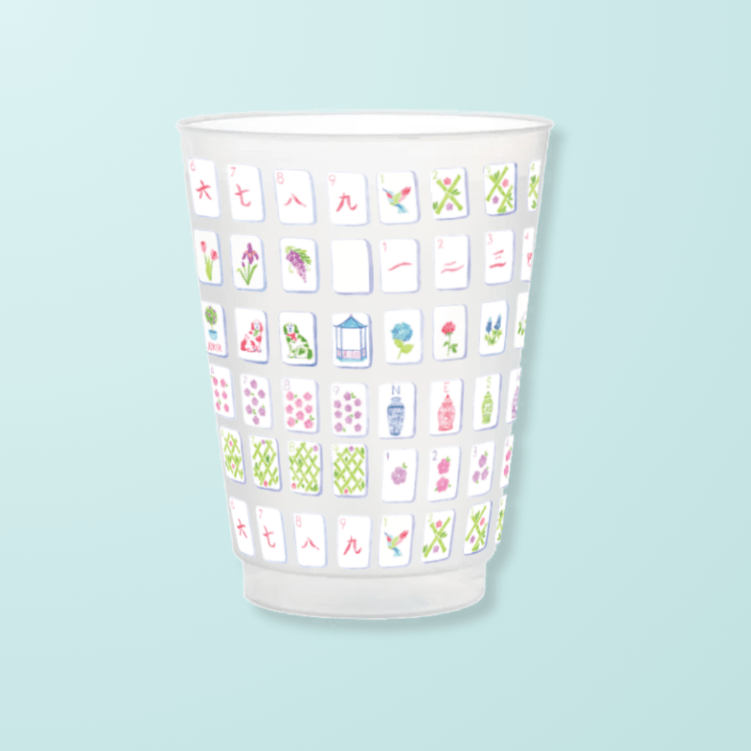 Mahjong Frosted Cups - Bria Blair Creative