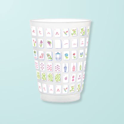 Mahjong Frosted Cups - Bria Blair Creative