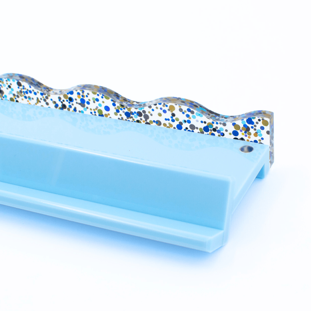 MAHJONG RACK PUSHER ADD ON - MAGNETIC | Premium Acrylic Set(4): Confetti - Wavy - Multi - Color - Bria Blair Creative