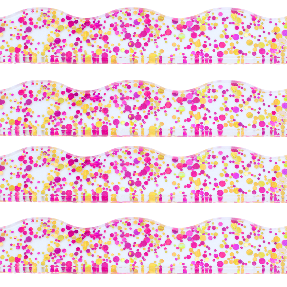 MAHJONG RACK PUSHER ADD ON - MAGNETIC | Premium Acrylic Set(4): Confetti - Wavy - Multi - Color - Bria Blair Creative