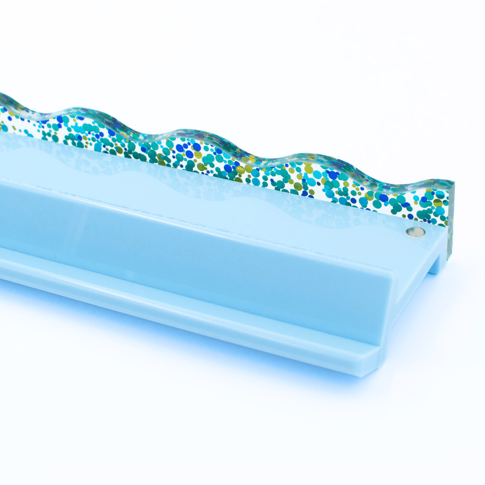 MAHJONG RACK PUSHER ADD ON - MAGNETIC | Premium Acrylic Set(4): Confetti - Wavy - Multi - Color - Bria Blair Creative