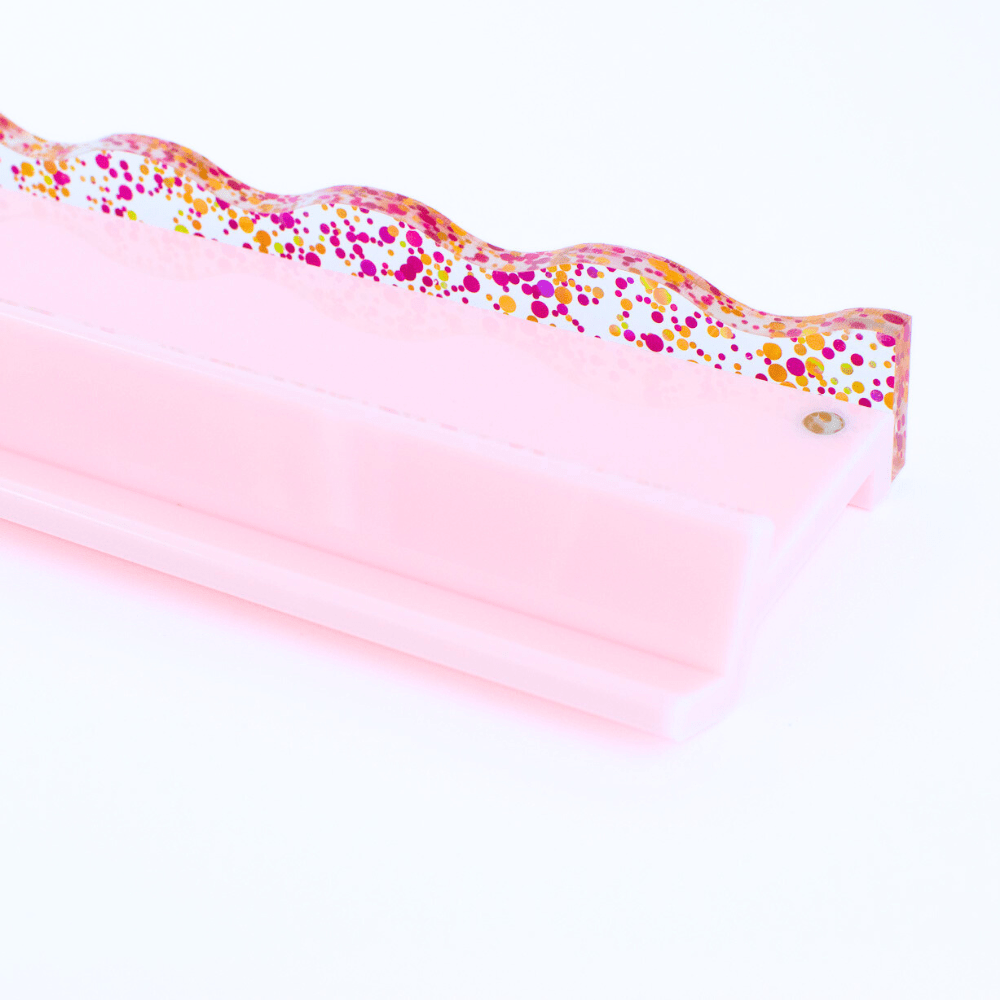 MAHJONG RACK PUSHER ADD ON - MAGNETIC | Premium Acrylic Set(4): Confetti - Wavy - Multi - Color - Bria Blair Creative