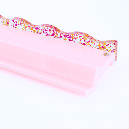 MAHJONG RACK PUSHER ADD ON - MAGNETIC | Premium Acrylic Set(4): Confetti - Wavy - Multi - Color - Bria Blair Creative