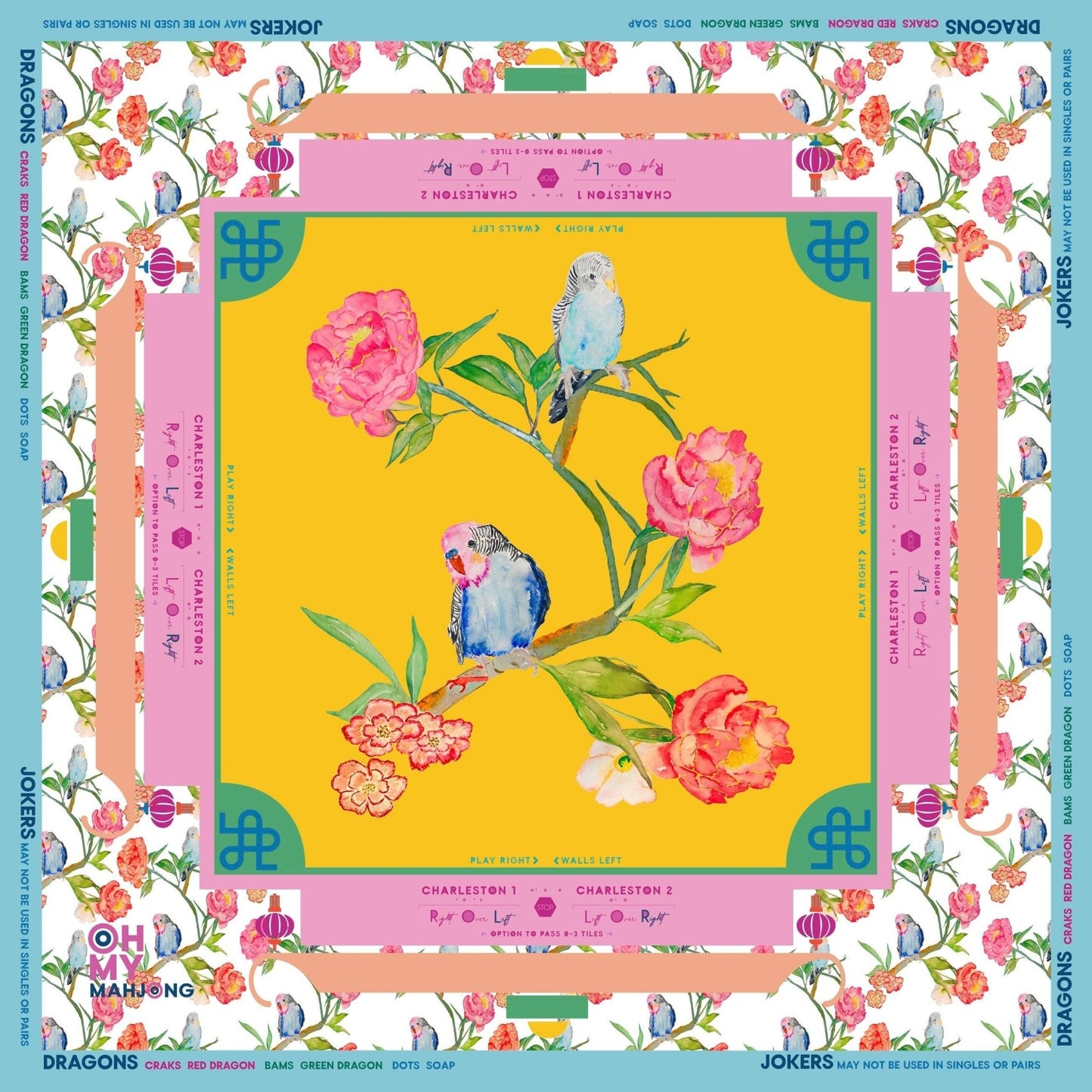 Mahjong Spring Fling Mat - Bria Blair Creative