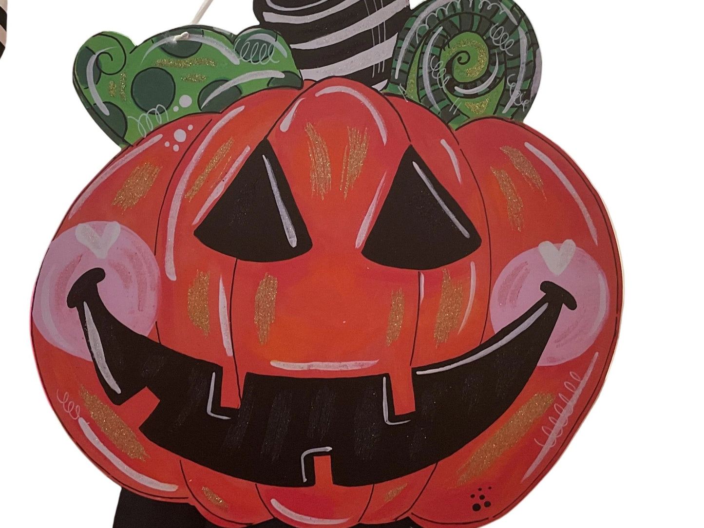 Martin’s Jack-O-Lantern PVC Door Hanger - Bria Blair Creative