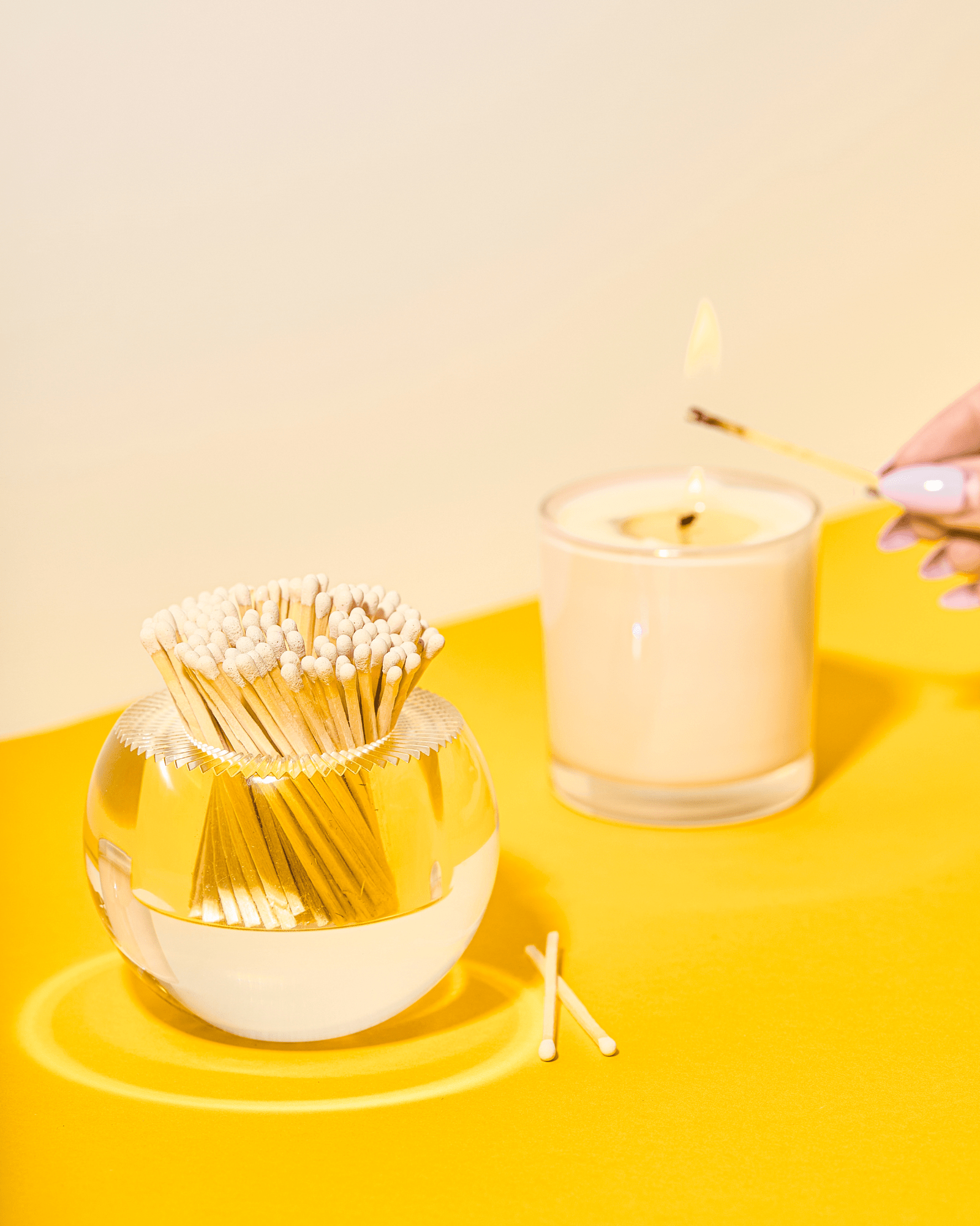 Match Striker - White Matches - Bria Blair Creative