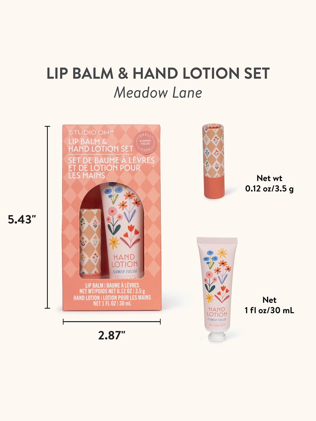 Meadow Lane Lip Balm & Hand Lotion Set - Bria Blair Creative