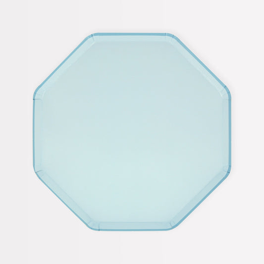 Summer Sky Blue Side Plates - s/8