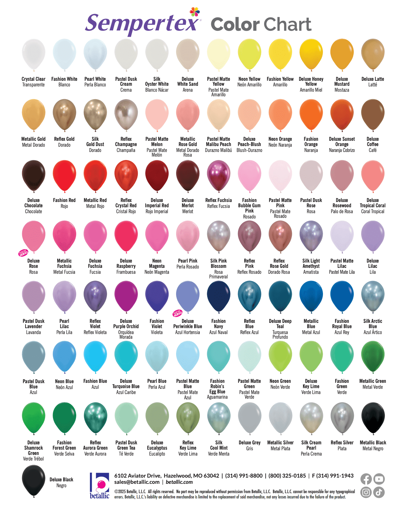 Medium Helium Balloon Bundle | 7 Custom 11" Helium Balloons - Bria Blair Creative