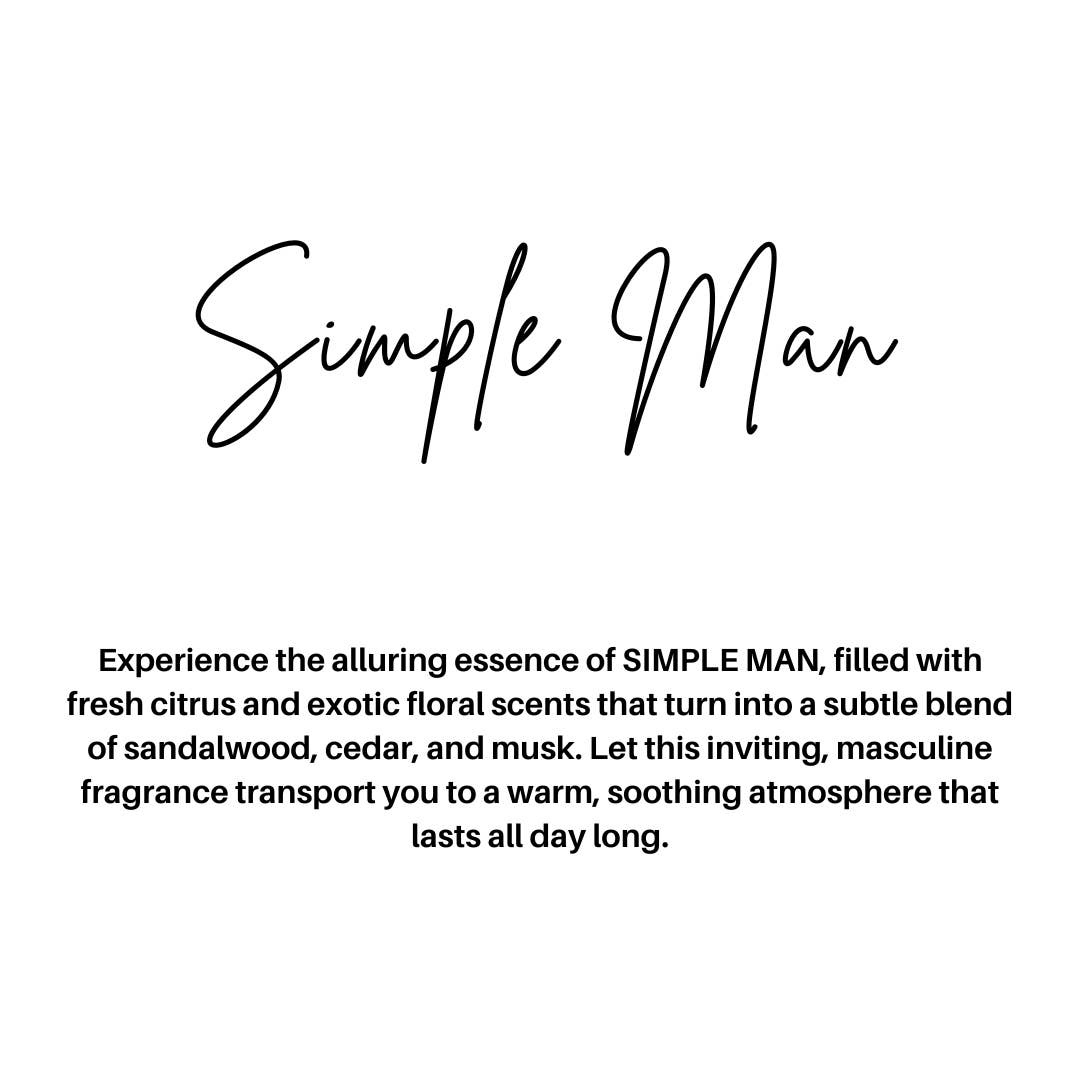 MEN CAR DIFFUSERS: Simple Man - Bria Blair Creative