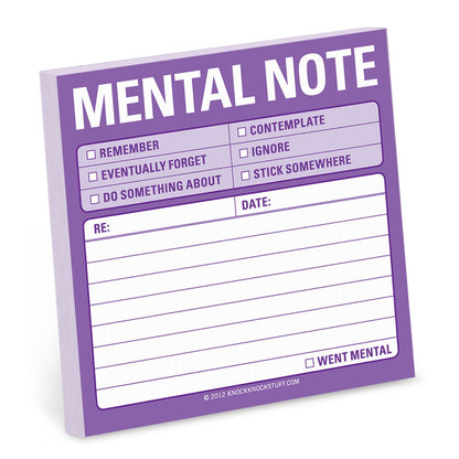 Mental Note Sticky Notes - Bria Blair Creative