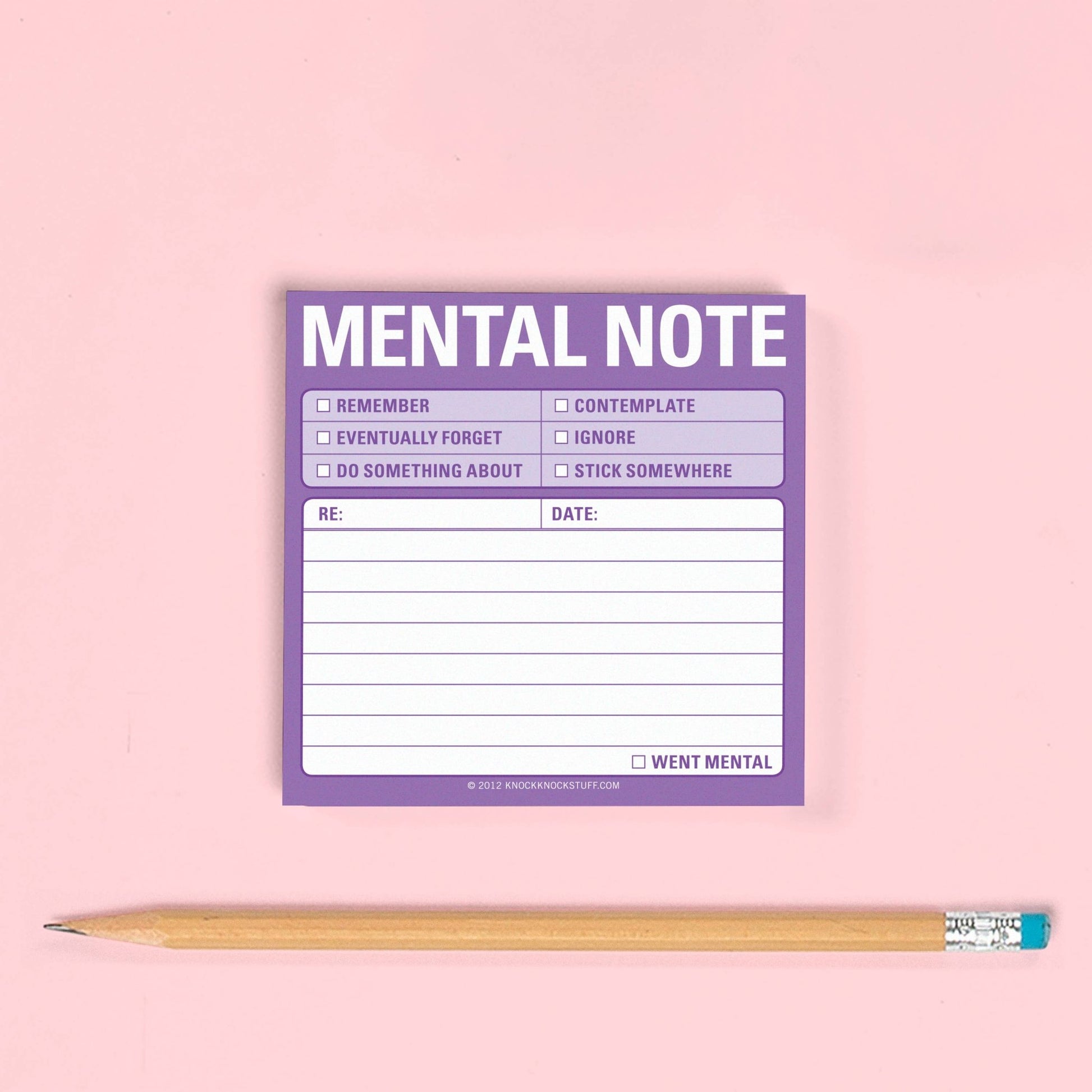 Mental Note Sticky Notes - Bria Blair Creative
